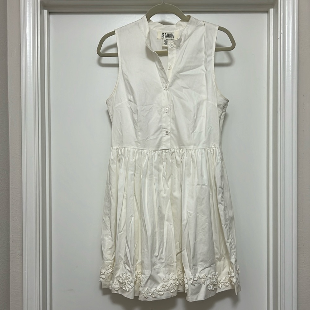 Preppy White Sundress